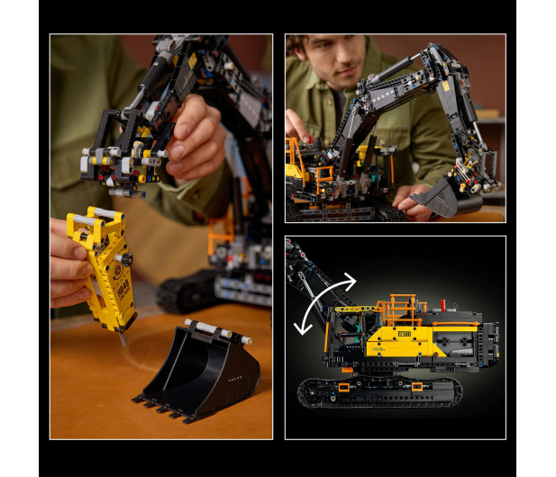 LEGO Technic 42215 Koparka Volvo ec500 hybrid - 1331709 - zdjęcie 7